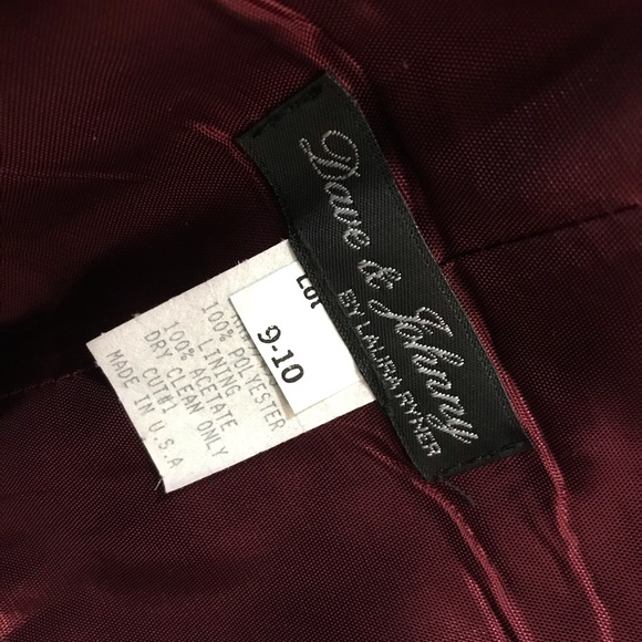 Merlot Red Long Train Mermaid Gown Cocktail Dress - Picture 10 of 14